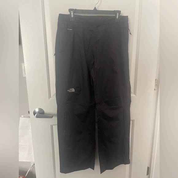 The North Face women’s black rain pants size large short - Picture 2 of 2